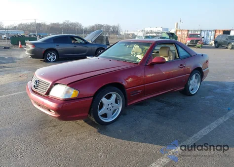 2000 Mercedes-Benz Sl 500 z USA, uszkodzony, nr VIN WDBFA68F7YF191037
